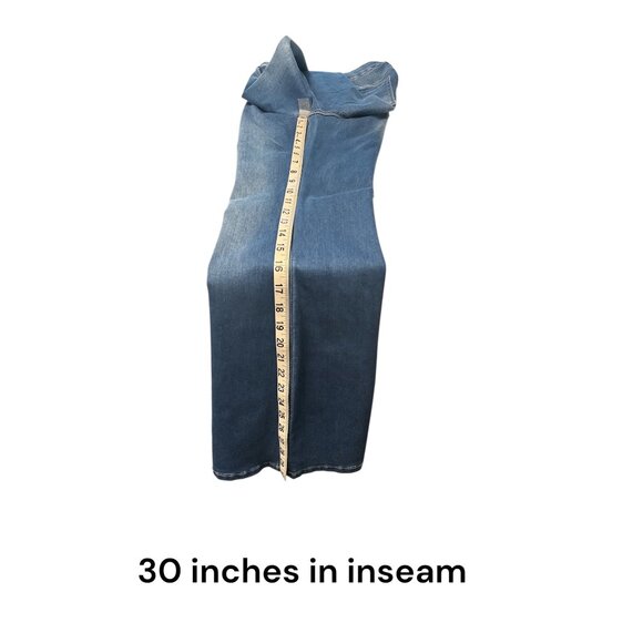 Telepatía Womens Denim Embroidered Cropped Flare Jeans W/ Sunflower & Floral Des - Picture 8 of 9